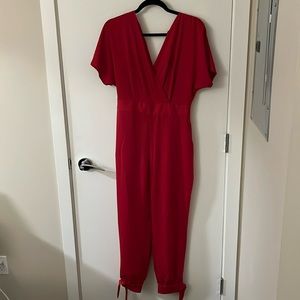 Zara Jumpsuit Worn once. Very elegant. Size small.